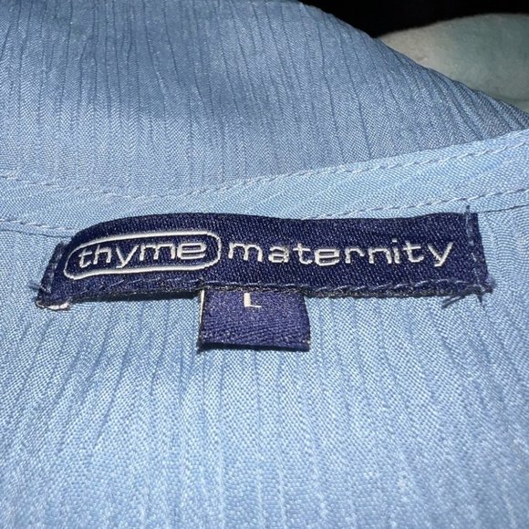 Thyme Maternity Long Sleeve Blouse - Picture 7 of 7